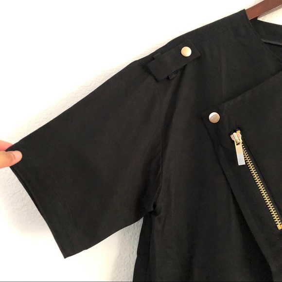 NWT Thomas Wylde Bramble Black Shift Dress - Picture 10 of 16